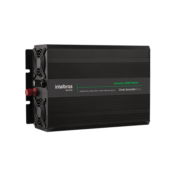 Inversor de Tensão Onda Senoidal 1500W 24Vcc 220Vac Intelbras ISV 1502