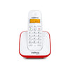 Telefone sem Fio Digital TS 3110 Branco com Vermelho Intelbras