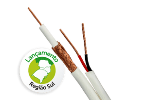 Cabo CFTV 4MM + 2PX26 AWG 100M FAST CAM FC80CBR