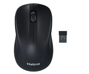 Mouse sem Fio com Click Silencioso MSI 55 Preto Intelbras