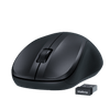Mouse sem Fio com Click Silencioso MSI 55 Preto Intelbras