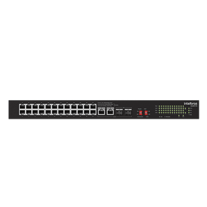 Switch Não Gerenciavel 24 Portas Fast S1126F-PA Preto Intelbras