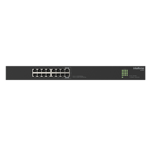 Switch Não Gerenciavel 16 portas Gigabit S1116G Preto Intelbras