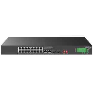 Switch Não Gerenciavel 20 portas Gigabit S1120G-PA Preto Intelbras