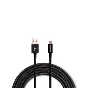 Cabo Micro USB 1,5m Nylon Preto Intelbras EUAB 15NP
